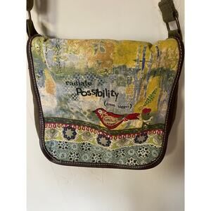 Kelly Rae Roberts Boho Crossbody Messenger Bag Radiate Possibility (Dream Big)
